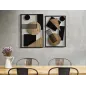 Półka ścienna PICASSY RET. Para 40x12x60 cm - 36x10x56 cm